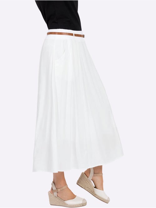 Jupe Pure Viscose - Taille Courte - Witt - Kiabi