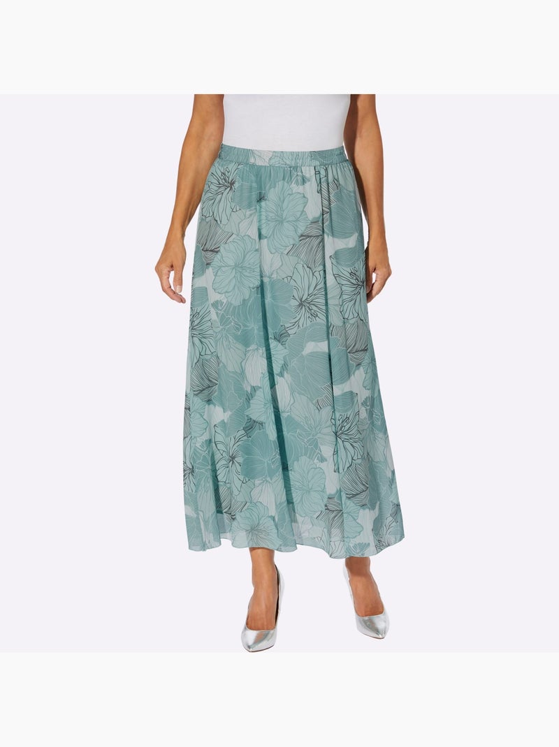 Jupe Qualité Tissée - Taille Standard - Moda Vilona Menthe - Kiabi