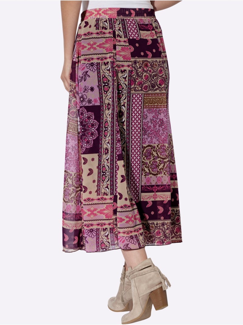 Jupe qualité tissée - taille standard - moda vilona Violet - Kiabi