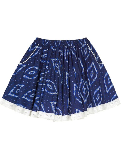 Blanc FILLES Short en coton avec taille élastique pour fille 3275426