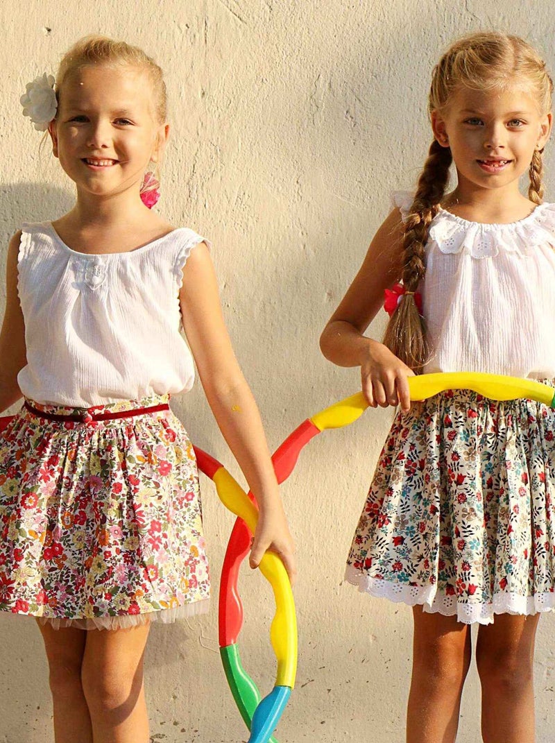 Jupe qui Tourne   Fleurie Liberty   CANCAN - La Faute à Voltaire Rouge - Kiabi