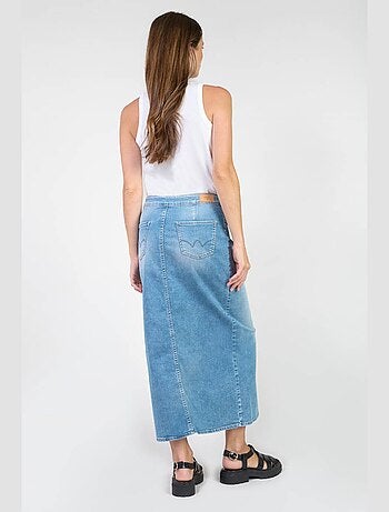 Jupe RAPHI droite en jeans 'Le Temps Des Cerises'