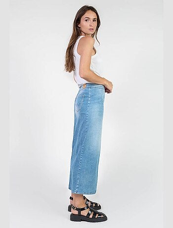 Jupe RAPHI droite en jeans 'Le Temps Des Cerises'