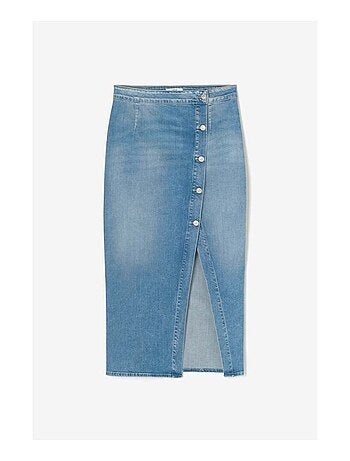 Jupe RAPHI droite en jeans 'Le Temps Des Cerises'