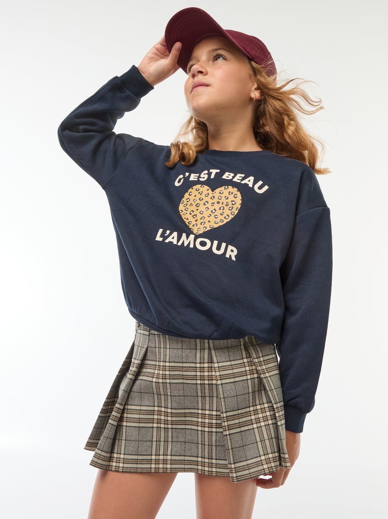 Jupe Culotte Jupe Carreaux PlissÃ©e Jupe-culotte En Coton à