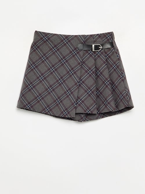 Jupe short à carreaux - Kiabi Jupe short à carreaux - Kiabi