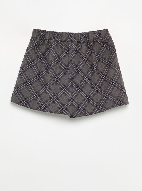 Jupe short à carreaux - Kiabi Jupe short à carreaux - Kiabi