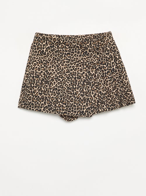 Jupe short à motif - Kiabi