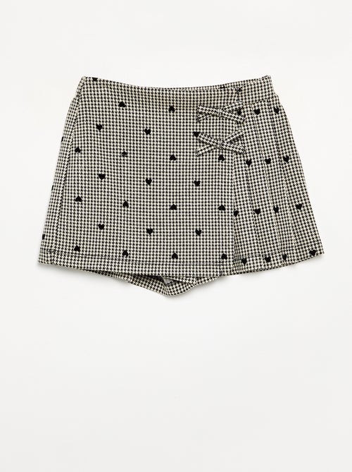 Jupe short à motif - Kiabi