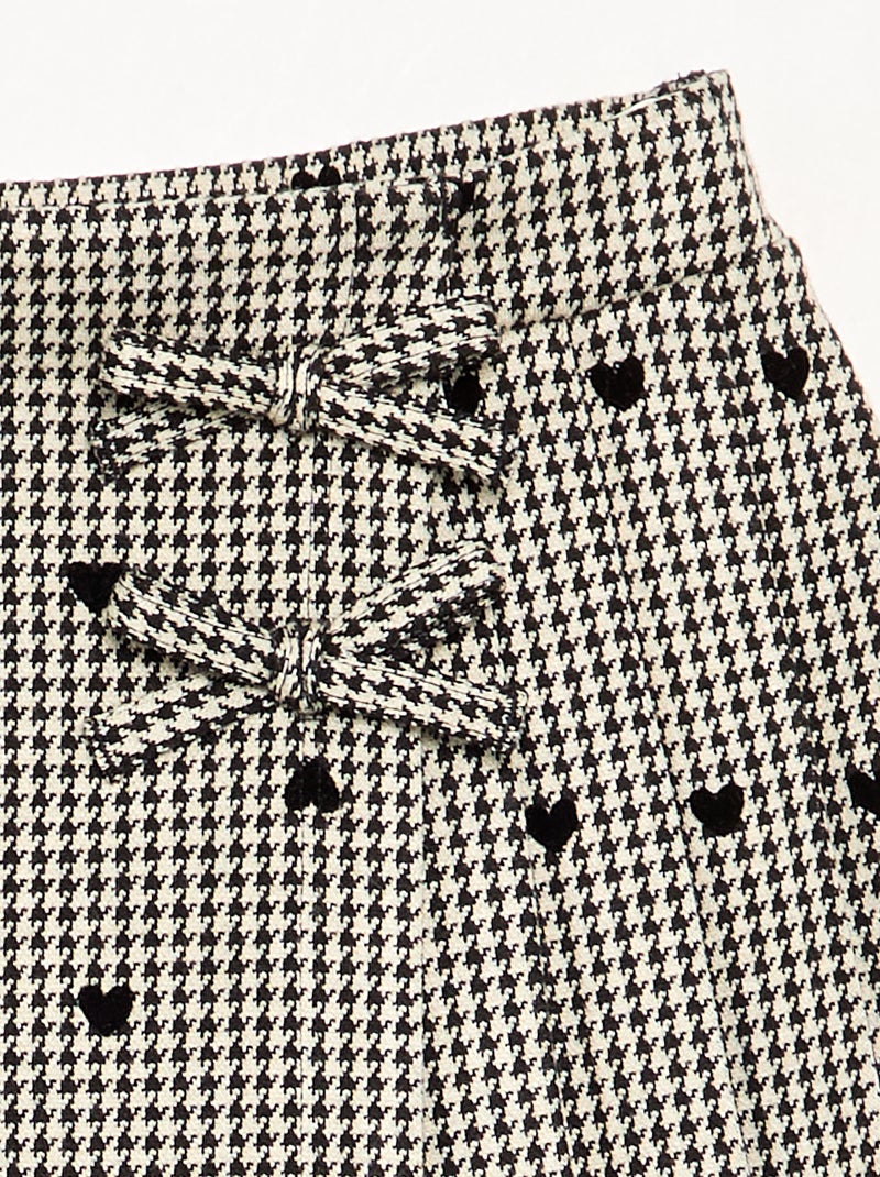 Jupe short à motif Gris - Kiabi