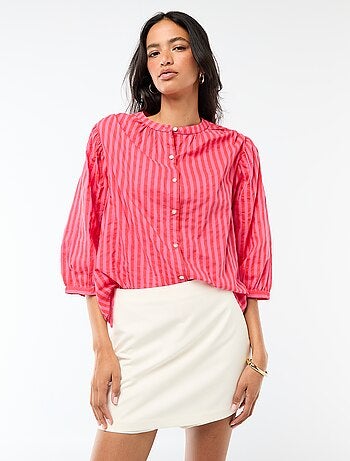 Jupe short à taille haute