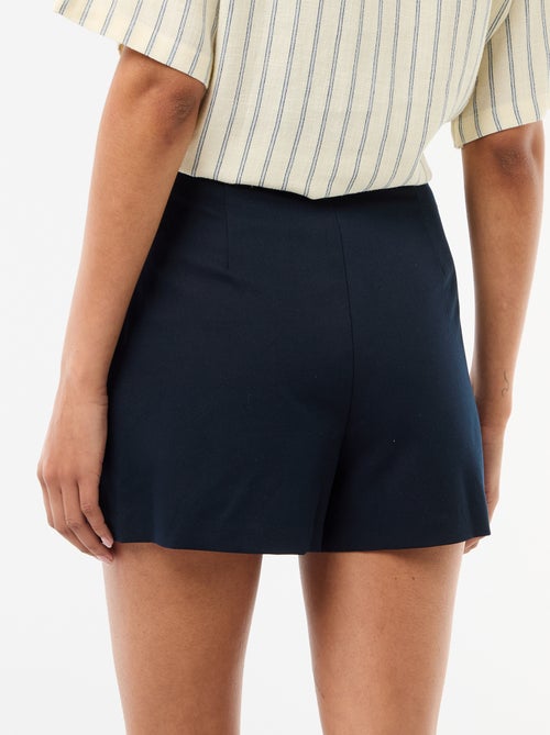 Jupe short à taille haute - Kiabi