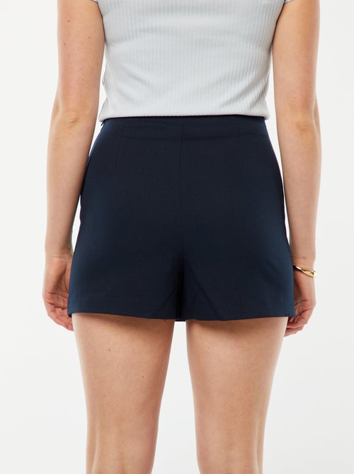 Jupe short à taille haute - Kiabi