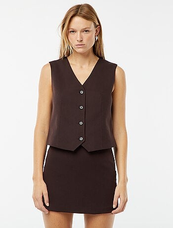 Jupe short à taille haute