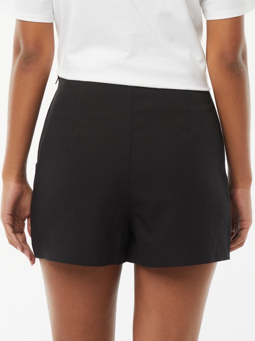 Jupe short à taille haute - Kiabi