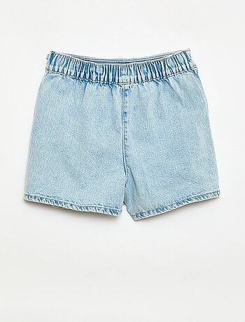 Jupe-short avec motifs brodés all over