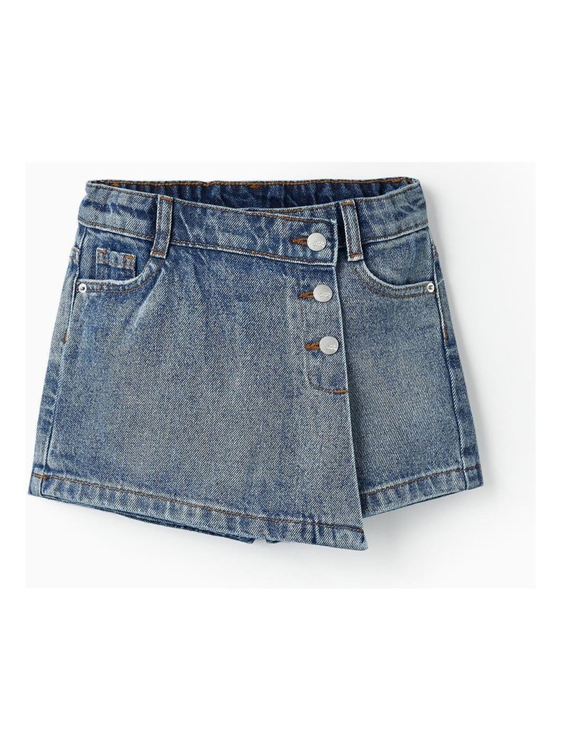 Jupe-short bleue pour fille THE WAVE TRIBE Bleu - Kiabi