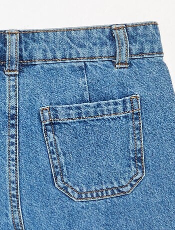 Jupe short courte en jean