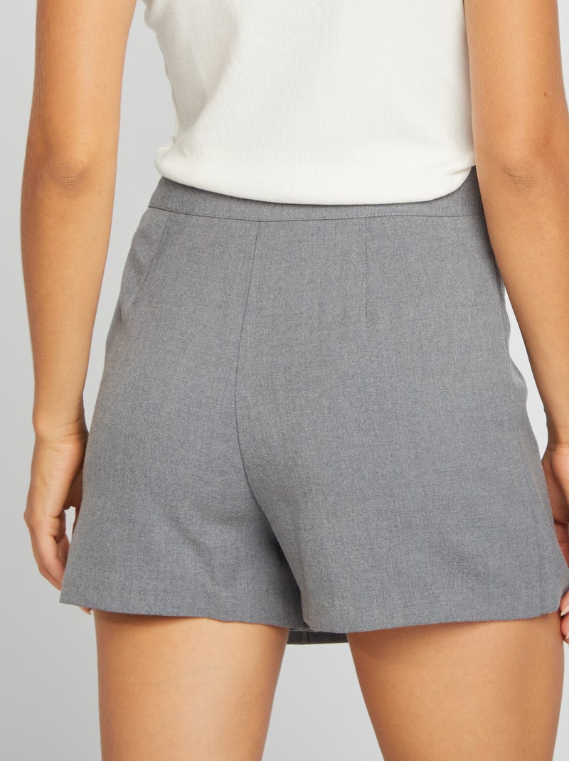 Jupe short courte Gris - Kiabi