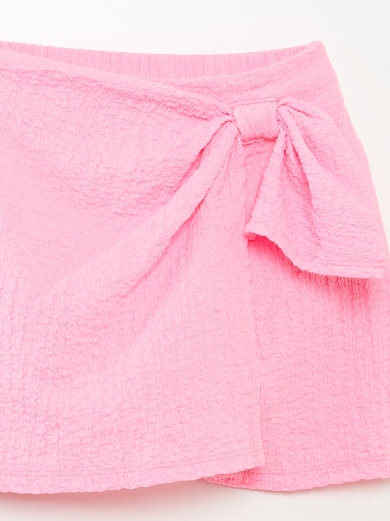Jupe short courte ROSE - Kiabi