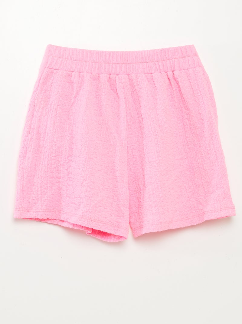 Jupe short courte ROSE - Kiabi