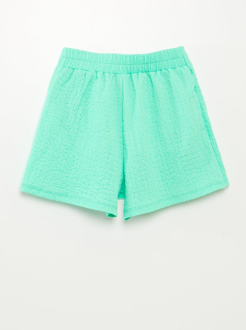 Jupe short courte VERT - Kiabi
