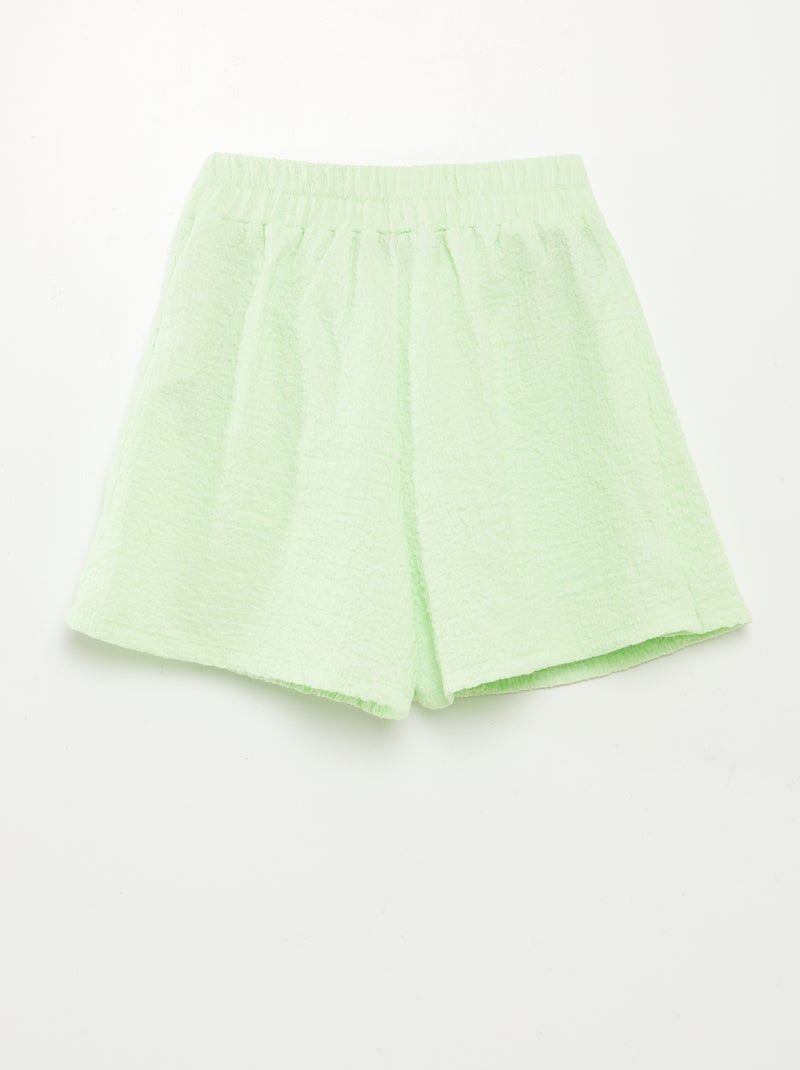 Jupe short courte VERT - Kiabi