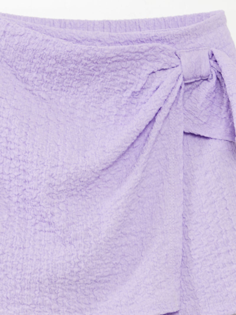 Jupe short courte VIOLET - Kiabi