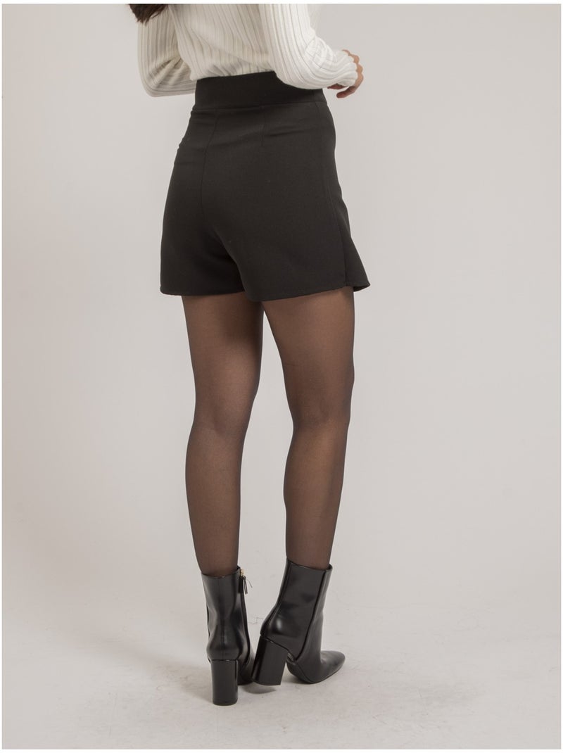 Jupe short courte XENIA Noir - Kiabi