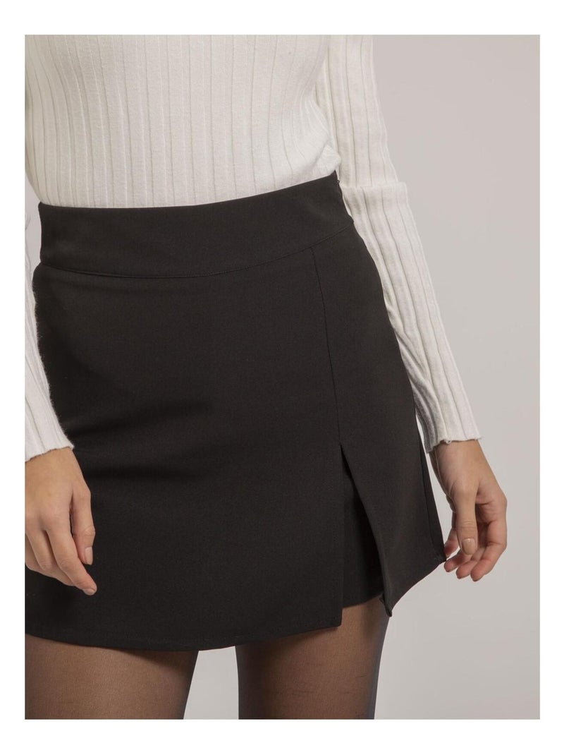 Jupe short courte XENIA Noir - Kiabi