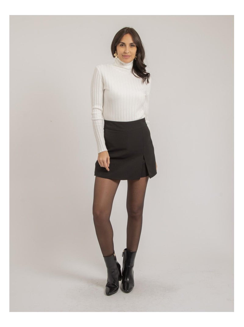 Jupe short courte XENIA Noir - Kiabi