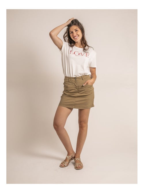 Jupe short courte XOMIA - Kiabi