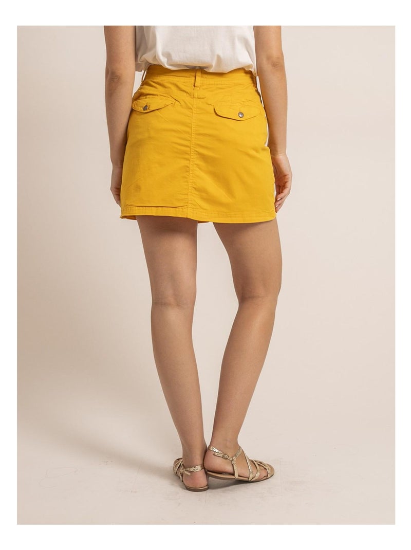 Jupe-short courte xomia Moutarde - Kiabi