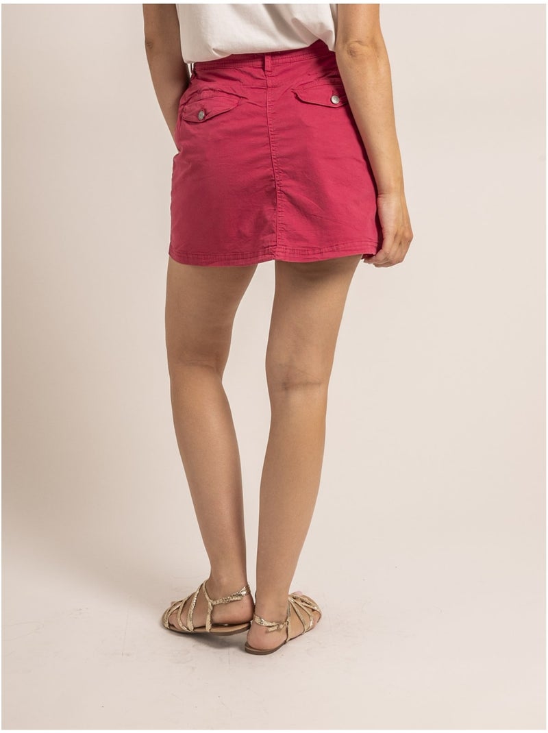 Jupe-short courte xomia Rose framboise - Kiabi