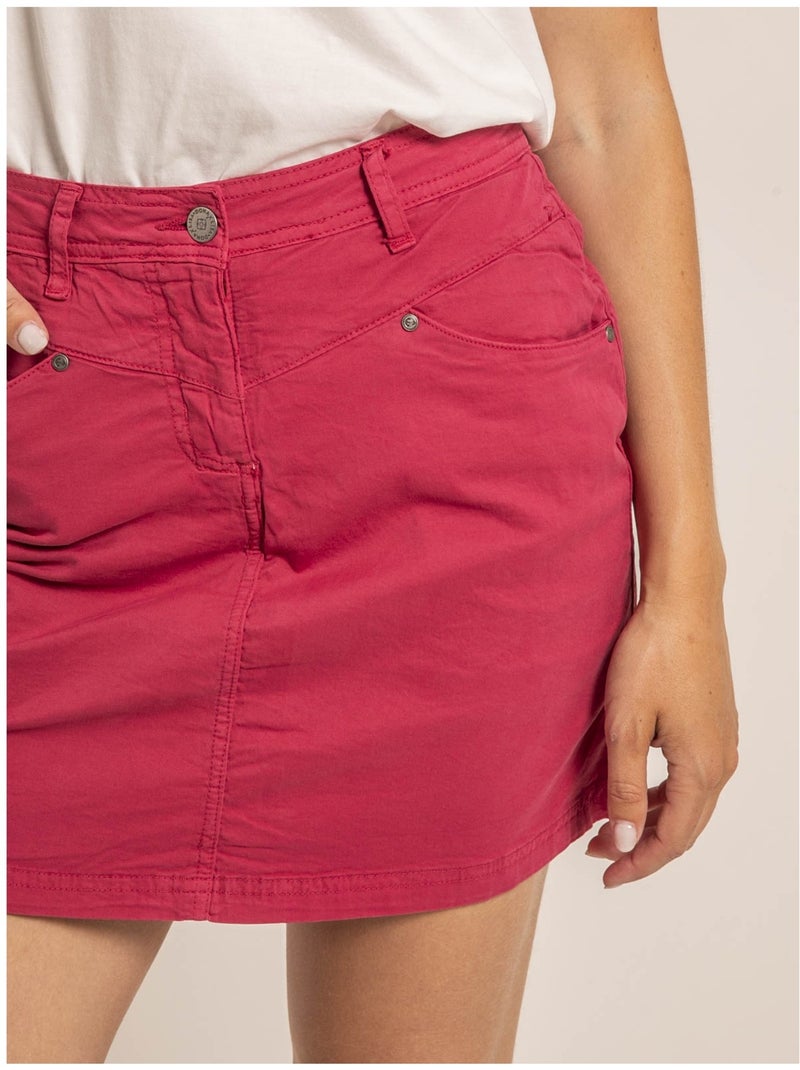 Jupe-short courte xomia Rose framboise - Kiabi