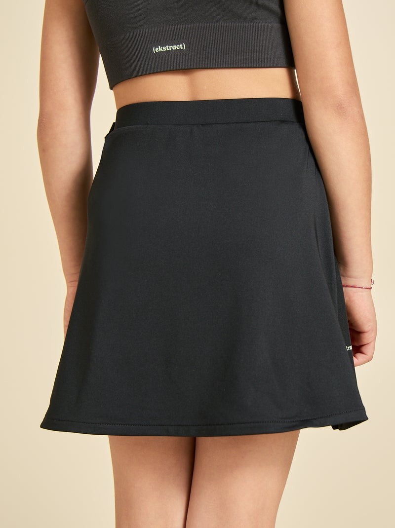 Jupe short de sport - (ekstract) Noir - Kiabi