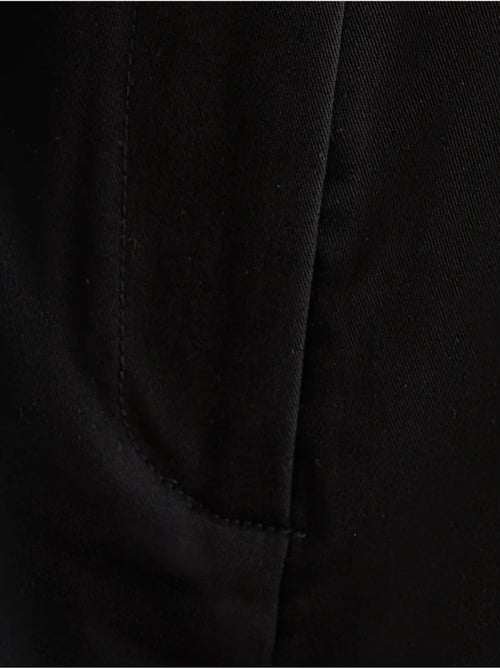 Jupe-short en coton taille mi-haute à plis sur le devant - Kiabi