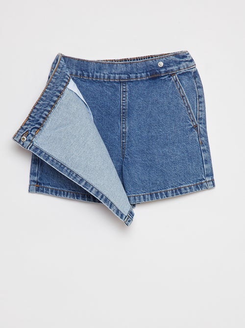 Jupe short en denim - Kiabi