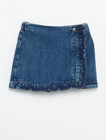 Jupe short en denim