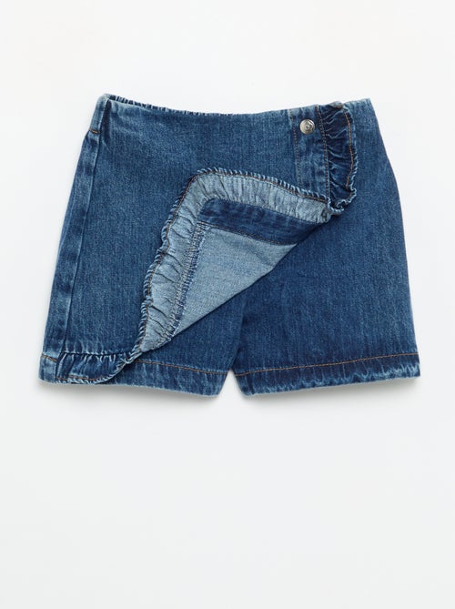 Jupe short en denim - Kiabi Jupe short en denim - Kiabi