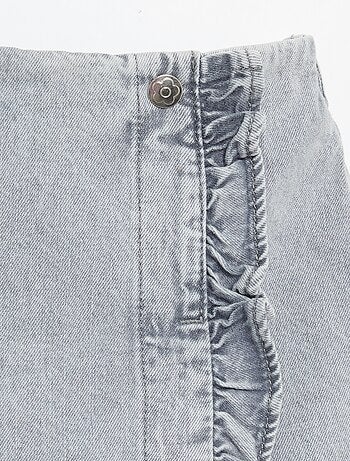 Jupe short en denim