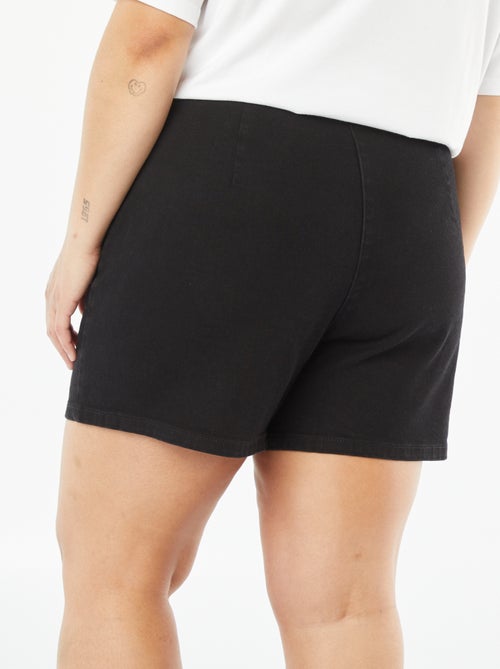 Jupe short en jean avec poches - Kiabi