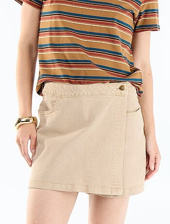 Jupe short en jean