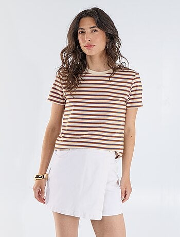 Jupe short en jean