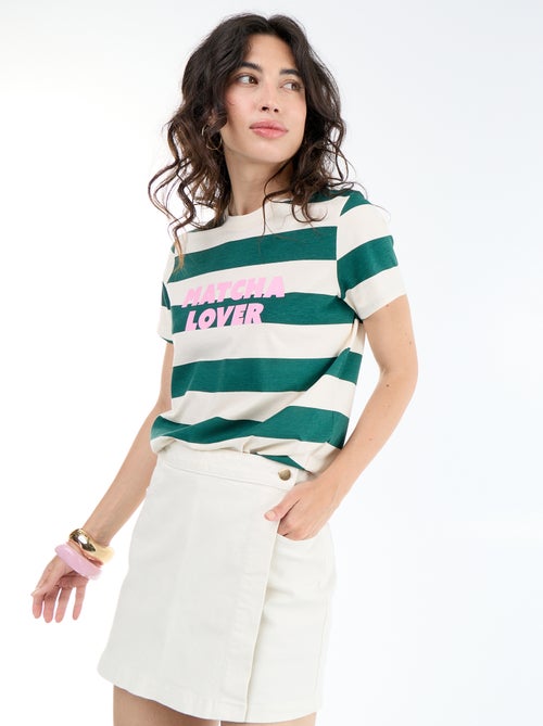 Jupe short en jean - Kiabi