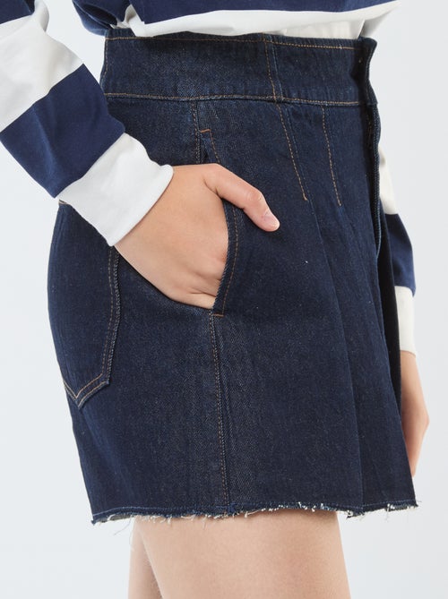 Jupe short en jean - Kiabi