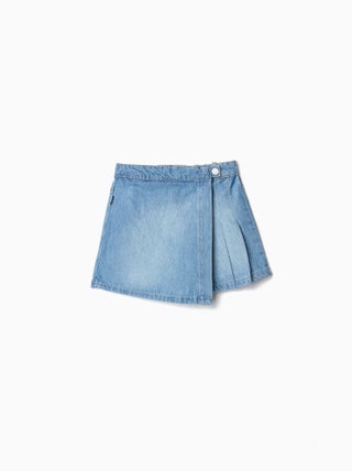 Jupe-short en jean