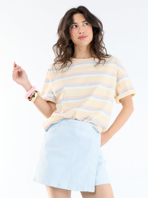 Jupe short en jean - Kiabi