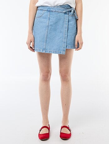 Jupe short en jean