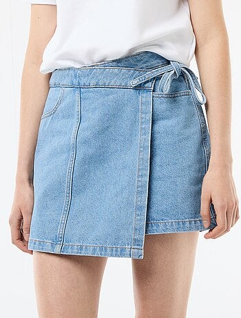 Jupe short en jean